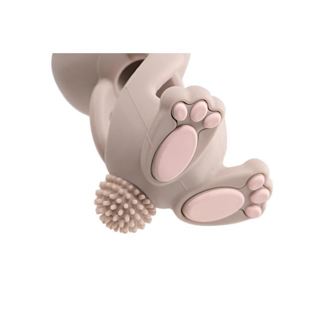 Bobbie Bunny Baby Teether Toy Cappuccino Grey - McGrocer