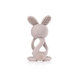Bobbie Bunny Baby Teether Toy Cappuccino Grey - McGrocer