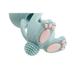Bobbie Bunny Baby Teether Toy Eucalyptus Green - McGrocer