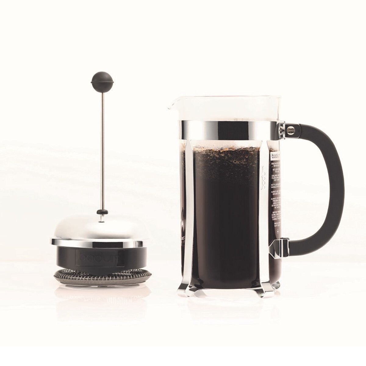 Bodum Chambord Cafetiere (8 Cup/1L) - Chrome - McGrocer