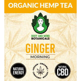 Body & Mind Botanicals Organic Hemp Tea - Ginger    10 per pack - McGrocer