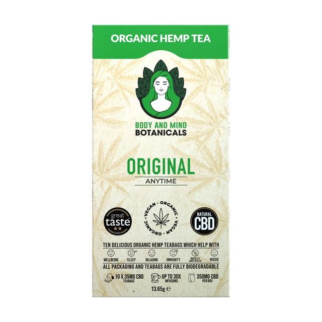 Body & Mind Botanicals Organic Hemp Tea - Original   10 per pack - McGrocer