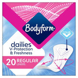 Bodyform Dailies Regular Panty Liners   20 per pack - McGrocer