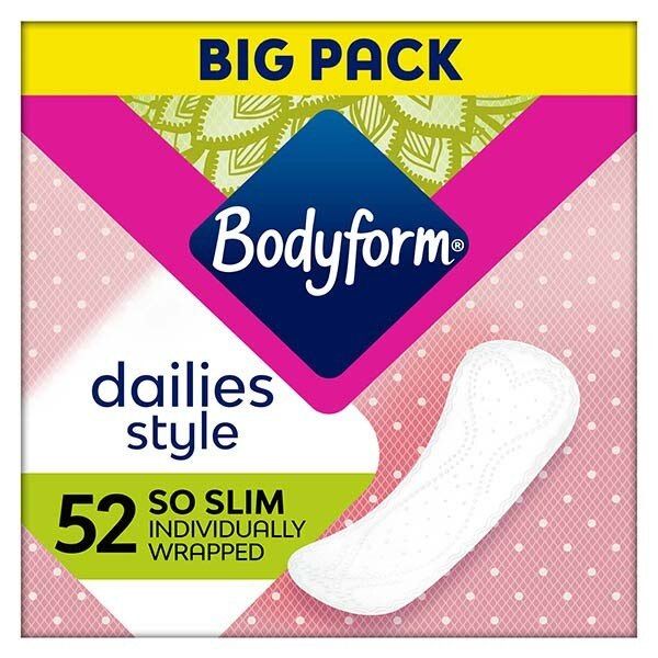Bodyform Dailies So Slim Panty Liners 52 pack - McGrocer