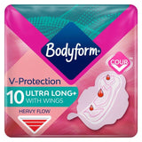 Bodyform Ultra Long Sanitary Towels Wings   10 per pack - McGrocer