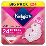 Bodyform Ultra Normal Sanitary Towels Wings   24 per pack - McGrocer