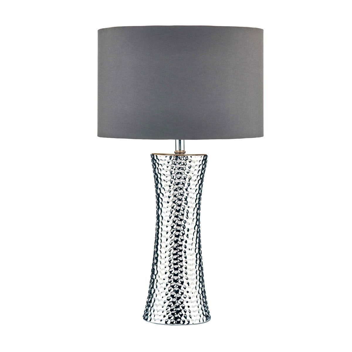 Bokara Hammered Effect Ceramic Table Lamp - McGrocer