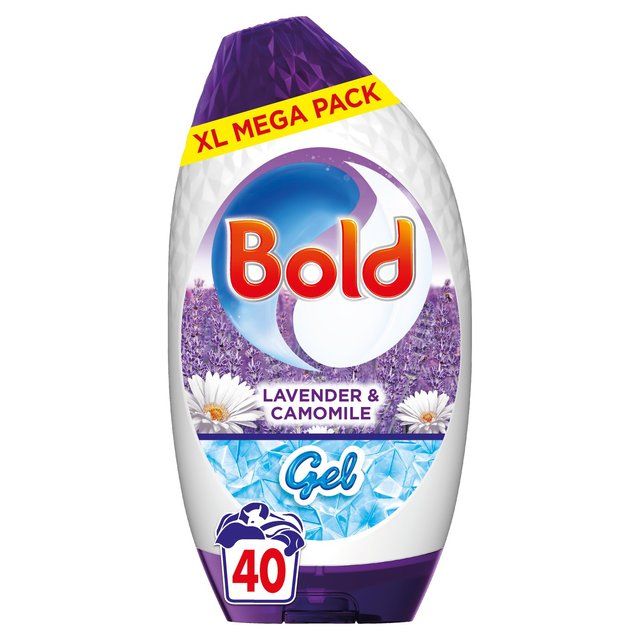 Bold 2In1 Washing Liquid Gel Lavender & Camomile 40 Washes   1320ml - McGrocer