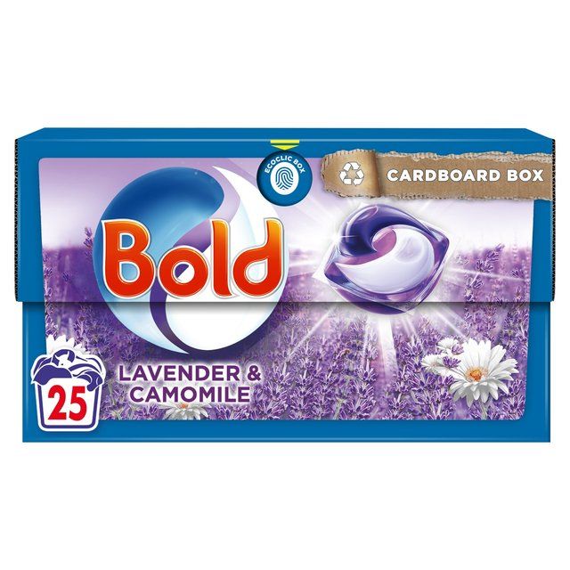 Bold 3in1 Pods Washing Capsules Lavender & Camomile 25 Washes   25 per pack - McGrocer