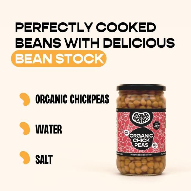 Bold Bean Co Organic Chickpeas   570g - McGrocer