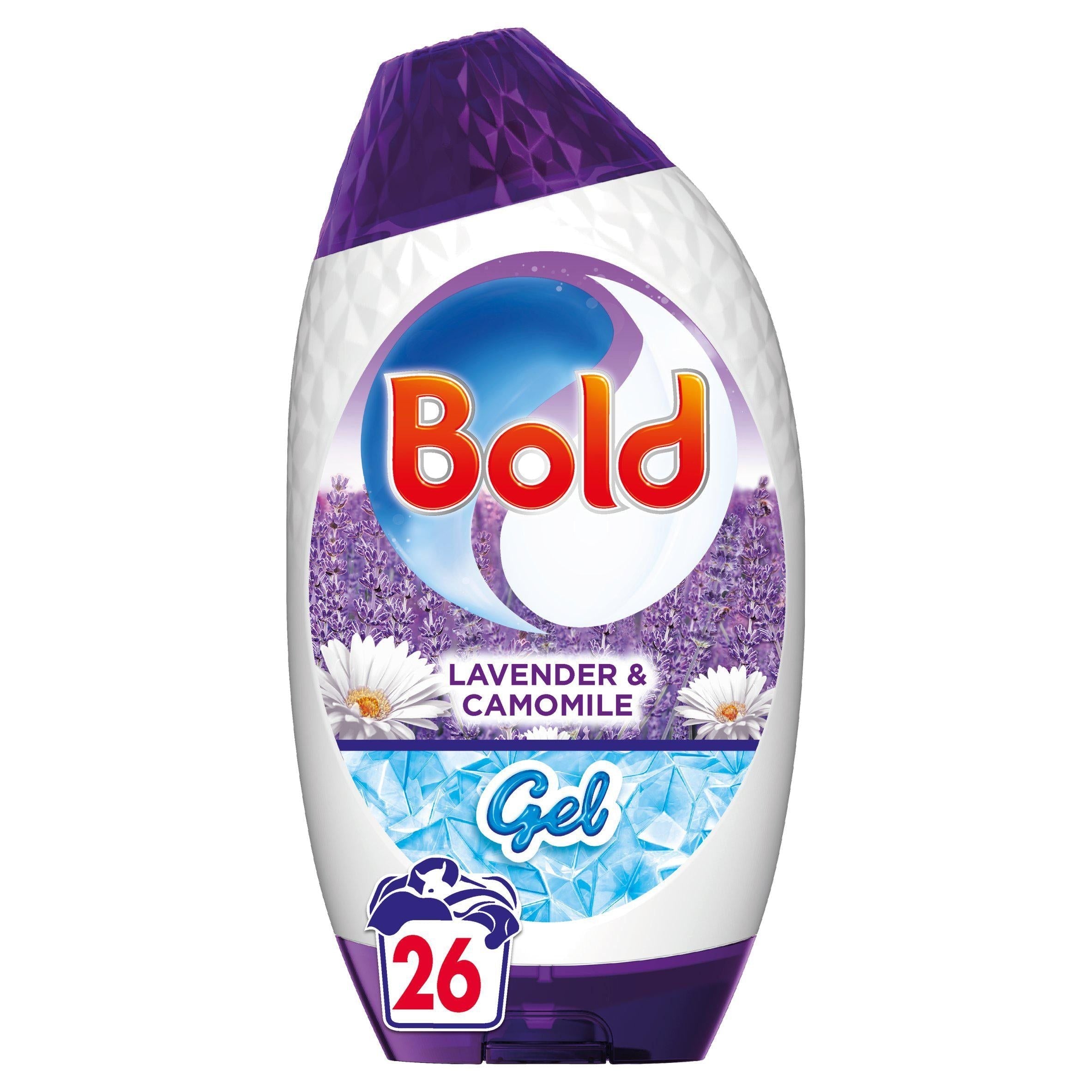 Bold Washing Liquid Gel Lavendar & Camomile 888ml (26 Washes) - McGrocer