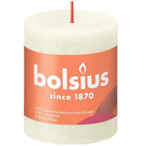 Bolsius Soft Pearl Rustic Candle  80 x 68 - McGrocer