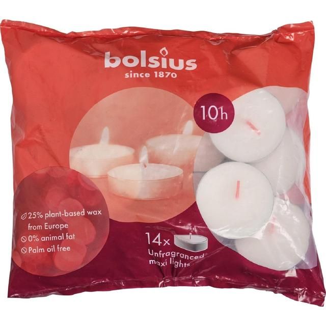 Bolsius Tealights 10hr -14Pk   14 per pack - McGrocer