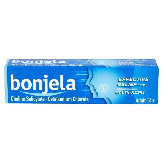 Bonjela Adult Mouth Ulcer Pain Relief Sugar Free Gel   15g - McGrocer