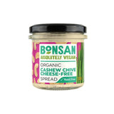 Bonsan Absolutely Vegan Organic Cashew & Chive Spread 135g - McGrocer