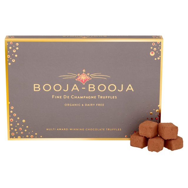 Booja-Booja Dairy Free Fine de Champagne Chocolate Truffles   184g - McGrocer