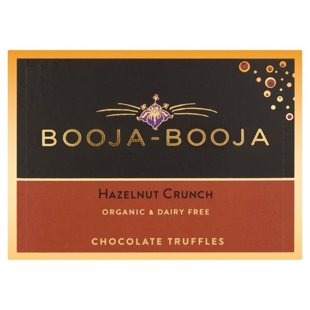 Booja Booja Dairy Free Hazelnut Crunch Chocolate Truffles   92g - McGrocer