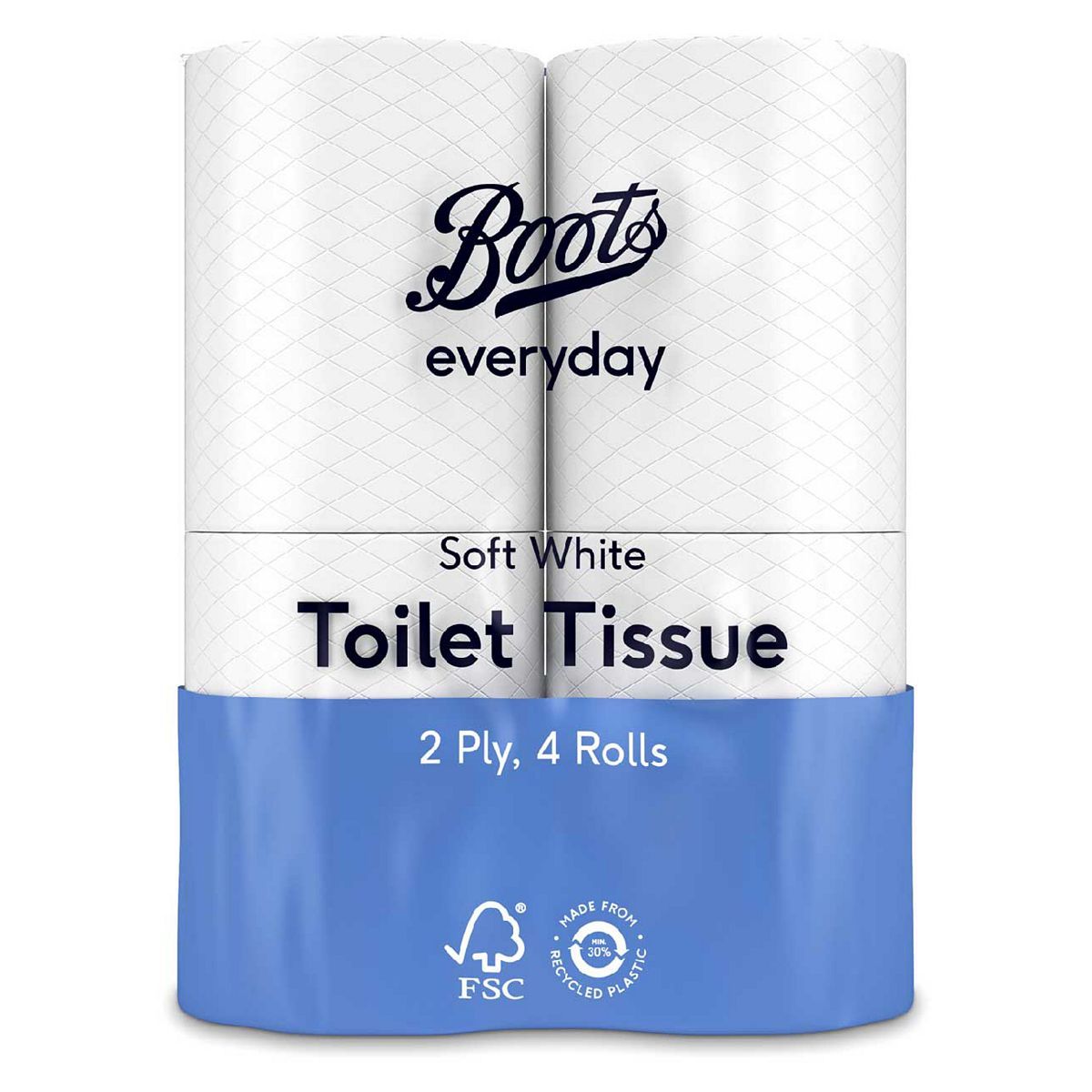 Boots Everyday Toilet Roll 4x Pack - McGrocer