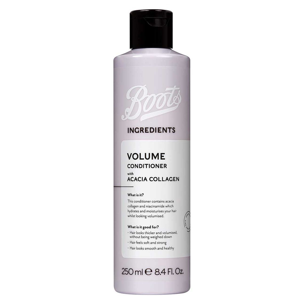 Boots Ingredients Volume Conditioner With Acacia Collagen 250ml - McGrocer