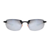 Boots Mens Polarised Sunglasses - Matt Black and Orange Frame - McGrocer