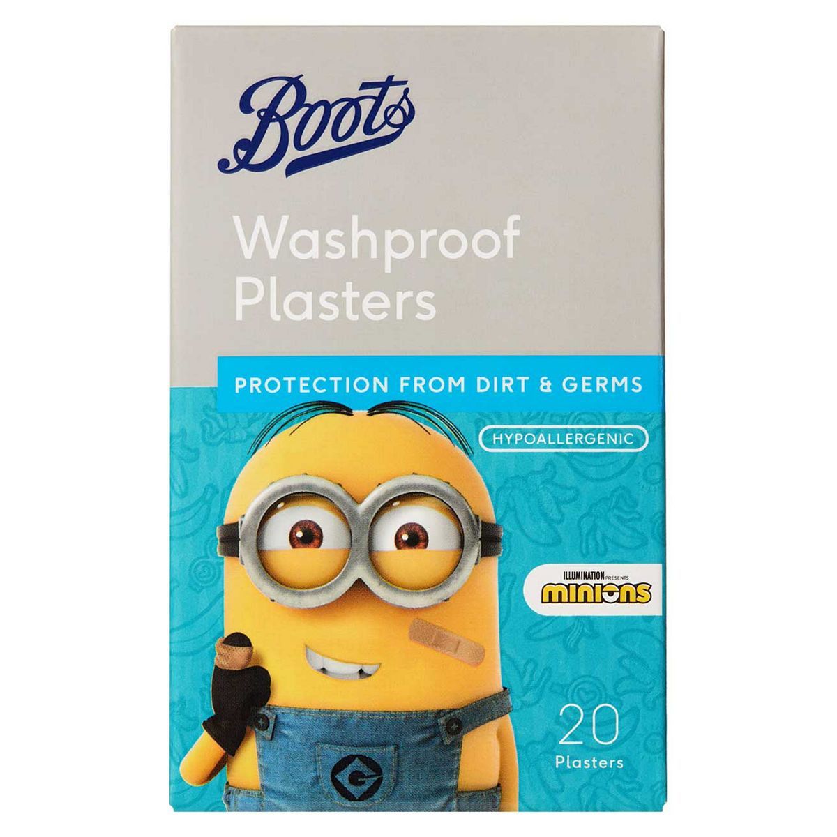 Boots Minions Washproof Plasters 20s - McGrocer
