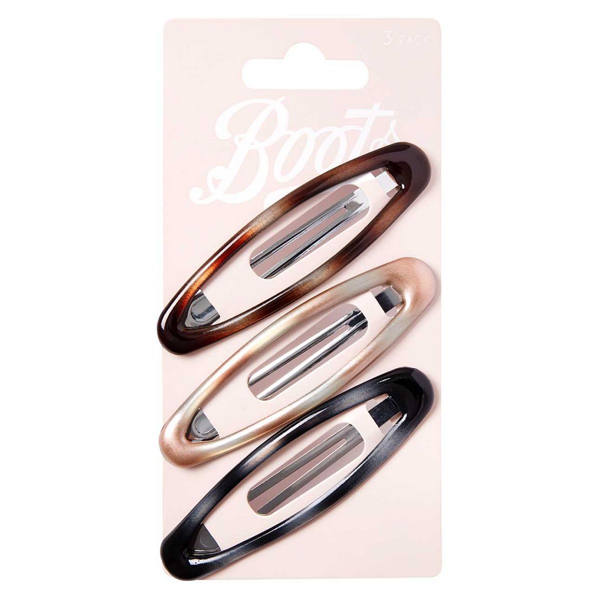 Boots Oval Clips Print 3 pk - McGrocer