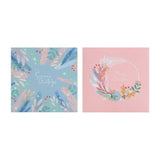 Boots Pink Foilage 12 Pack Christmas Cards - McGrocer