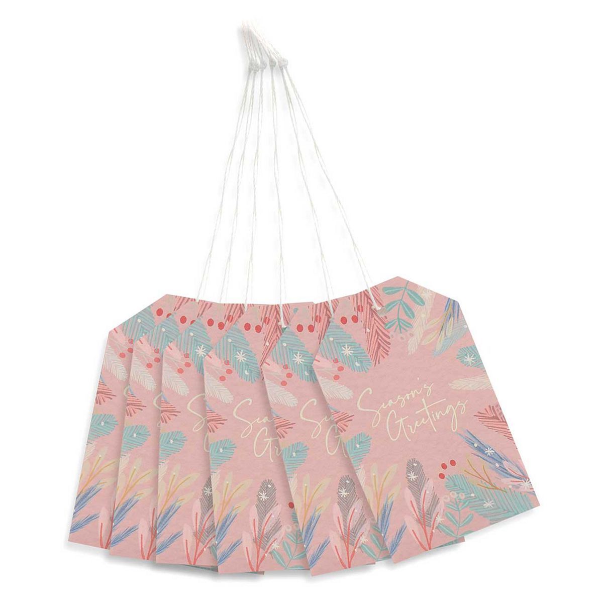 Boots Pink Foilage 6 Pack Tags - McGrocer