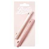 Boots Satin Fabric Barrettes 2 pk - McGrocer