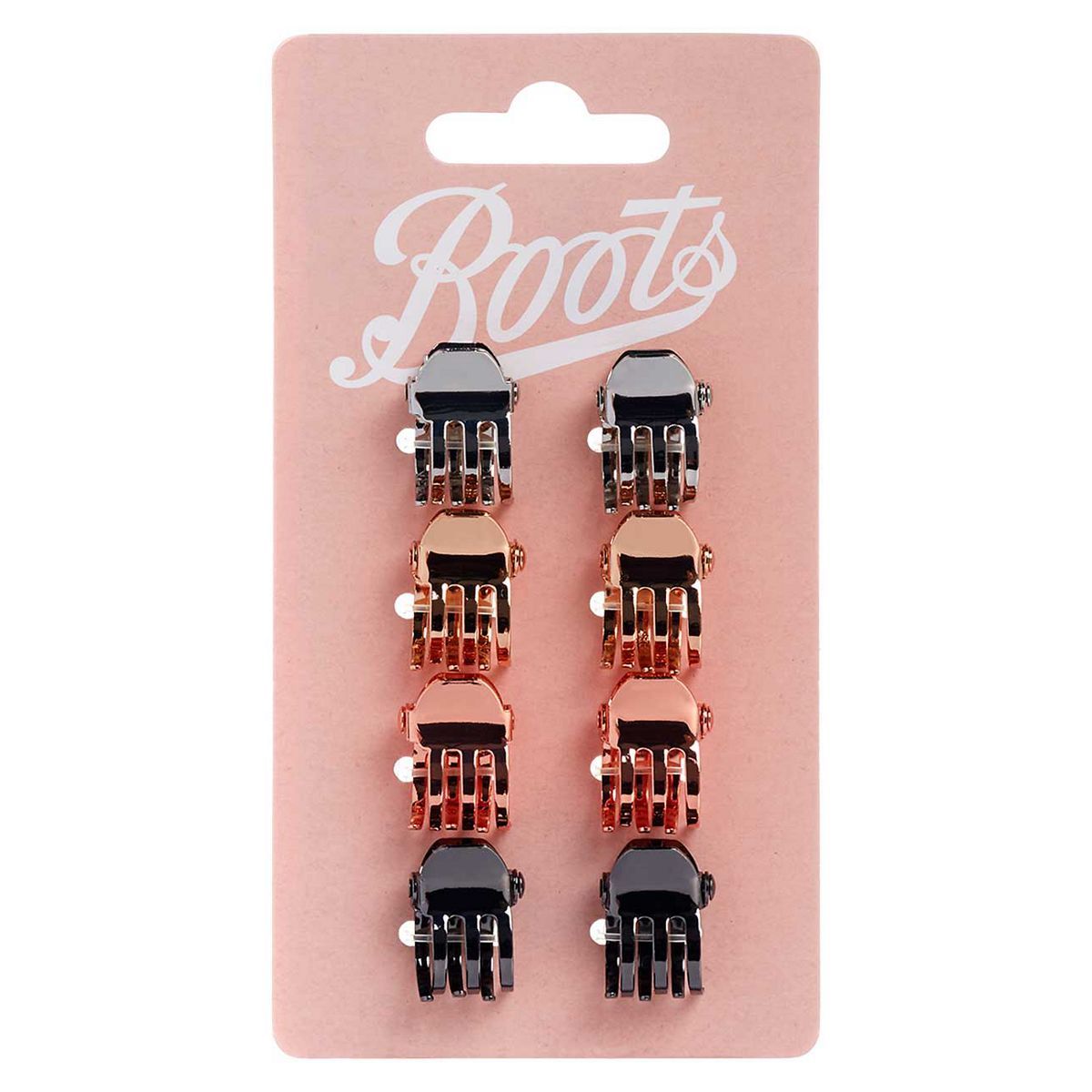Boots small jaw clips metallic 8s - McGrocer