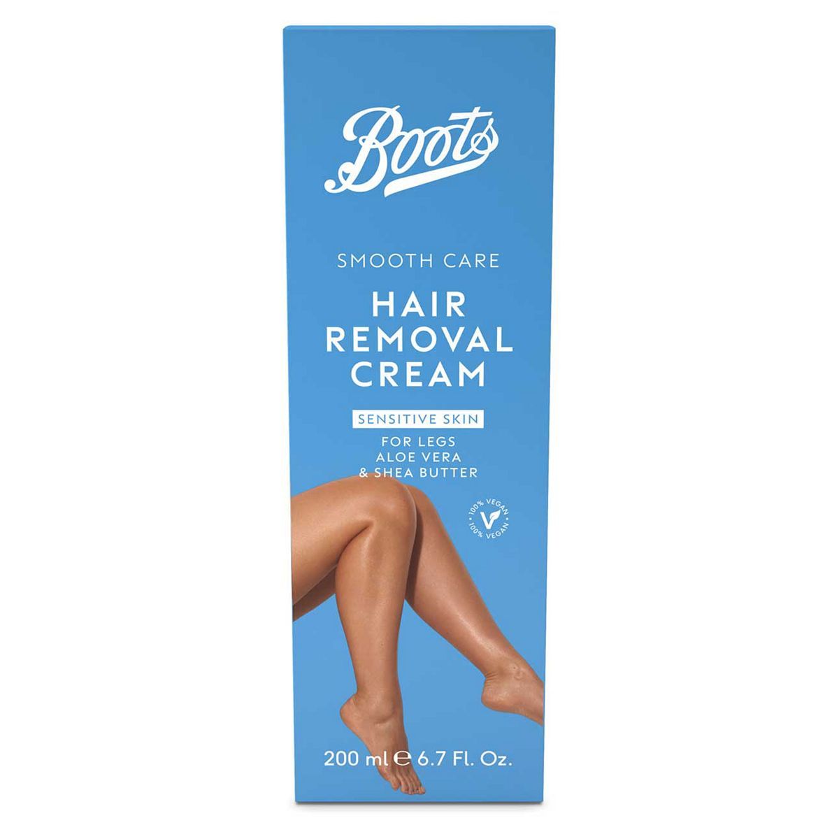 Boots Smooth Care Legs Hair Removal Cream Sensitive Skin 200ml - McGrocer