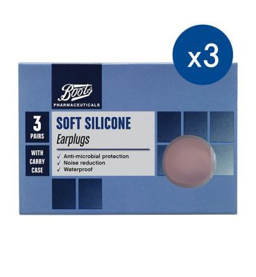 Boots Soft Silicone Earplugs - 3 Pairs x 3 Bundle - McGrocer