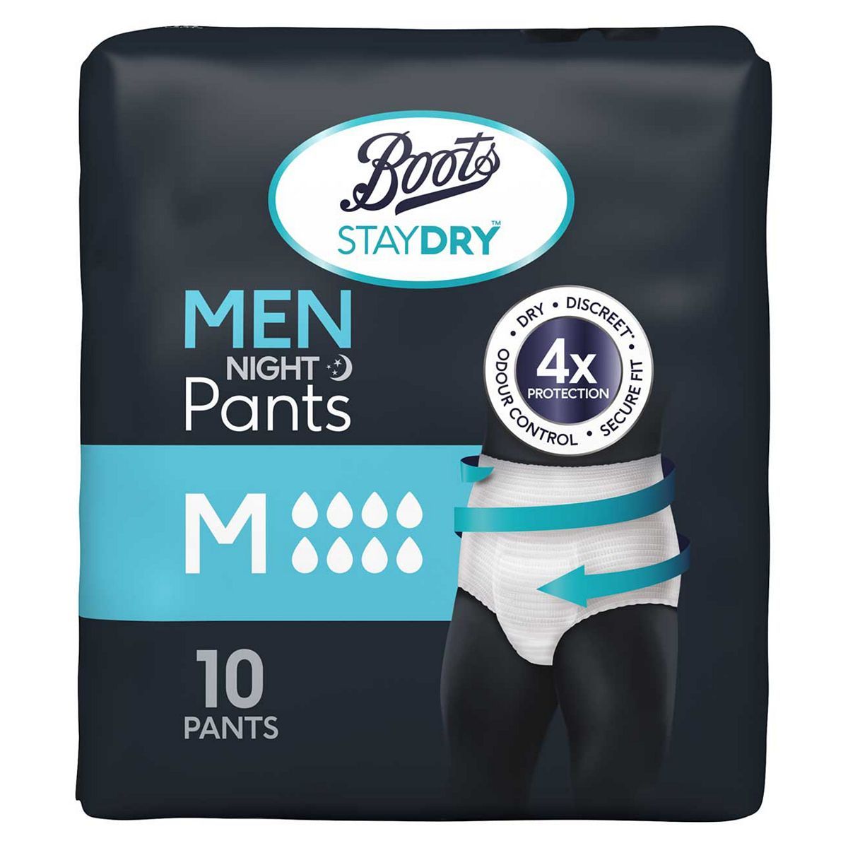 Boots Staydry Men's Night Pants Medium - 10 Pants - McGrocer