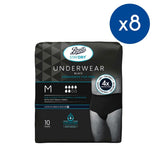 Boots Staydry Men's Underwear Pants Medium - 80 Pairs (8 Pack Bundle) - McGrocer