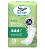 Boots Staydry Mini Pads - McGrocer