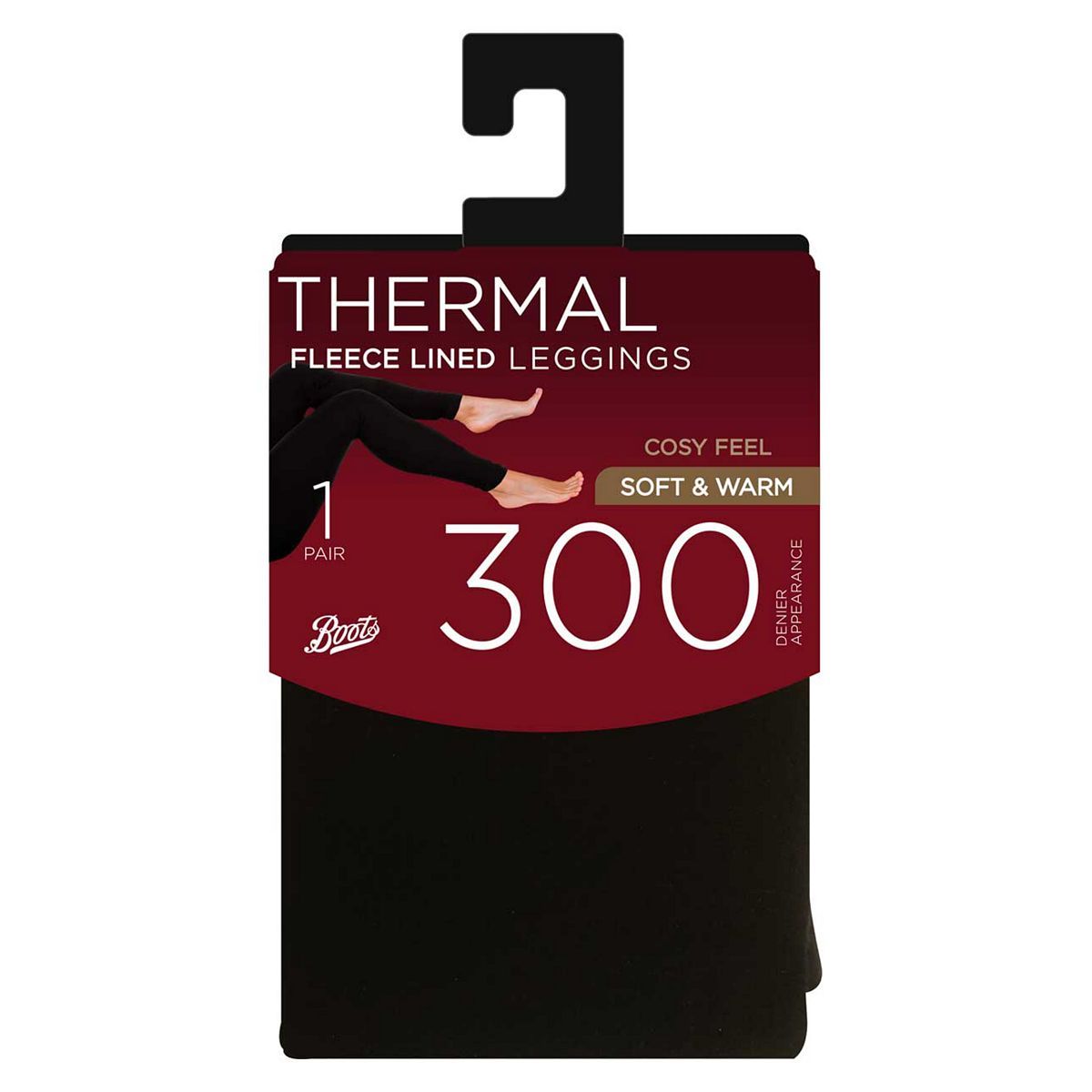 Boots Thermal Leggings Black Large - McGrocer