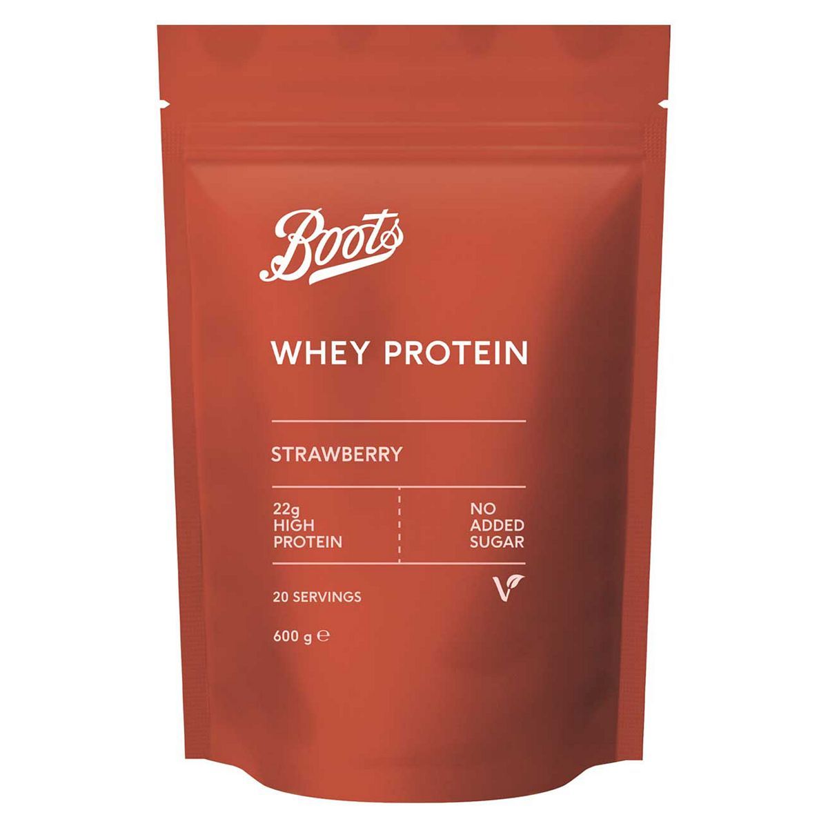 Boots Whey Protein Strawberry Flavour, 600g - McGrocer