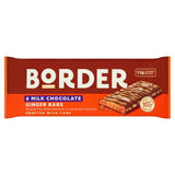 Border Biscuits Milk Chocolate Ginger Bars   144g - McGrocer