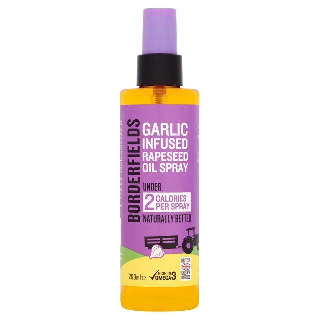 Borderfields Garlic Infused Rapeseed Oil Spray   200ml - McGrocer