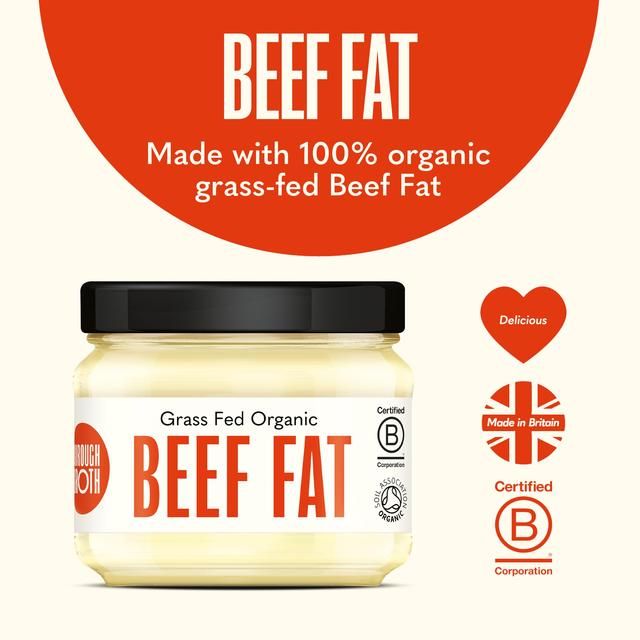 Borough Broth Co 100% Organic Beef Fat   250g - McGrocer