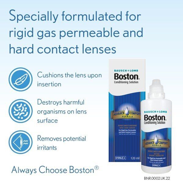 Boston Contact Lenses Conditioning Solution 120ml - McGrocer