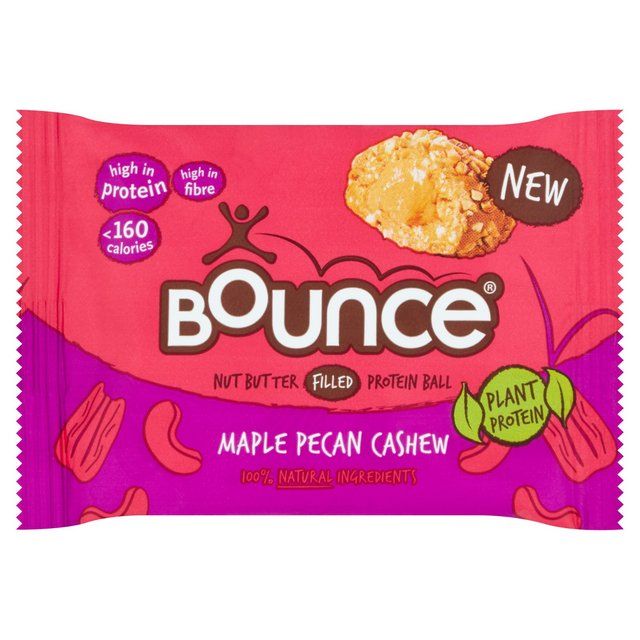 Bounce Plant Protein Maple Pecan Cashew Ball   35g - McGrocer