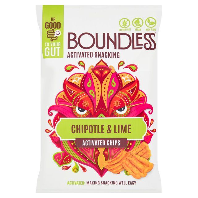 Boundless Chipotle & Lime Chips Sharing Bag   80g - McGrocer