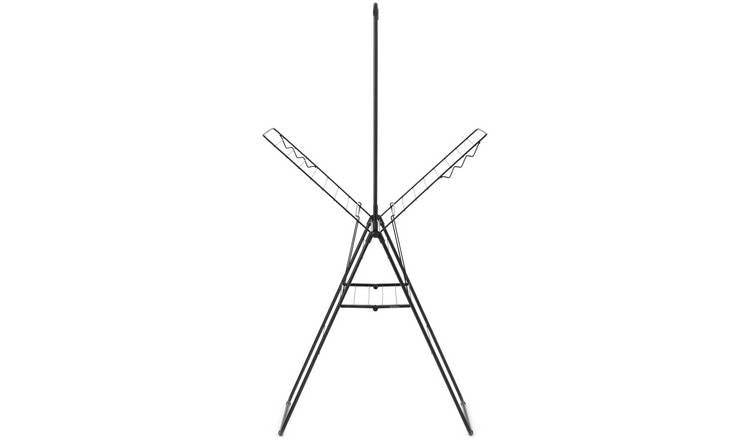 Brabantia 20m Hang On Clothes Airer with Rod - Black