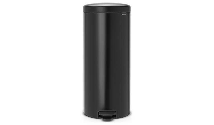 Brabantia 30 Litre New Icon Pedal Bin - Matt Black