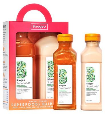 Briogeo Superfoods&amp;trade; Mango + Cherry Balancing Shampoo + Conditioner Duo for Oil Control