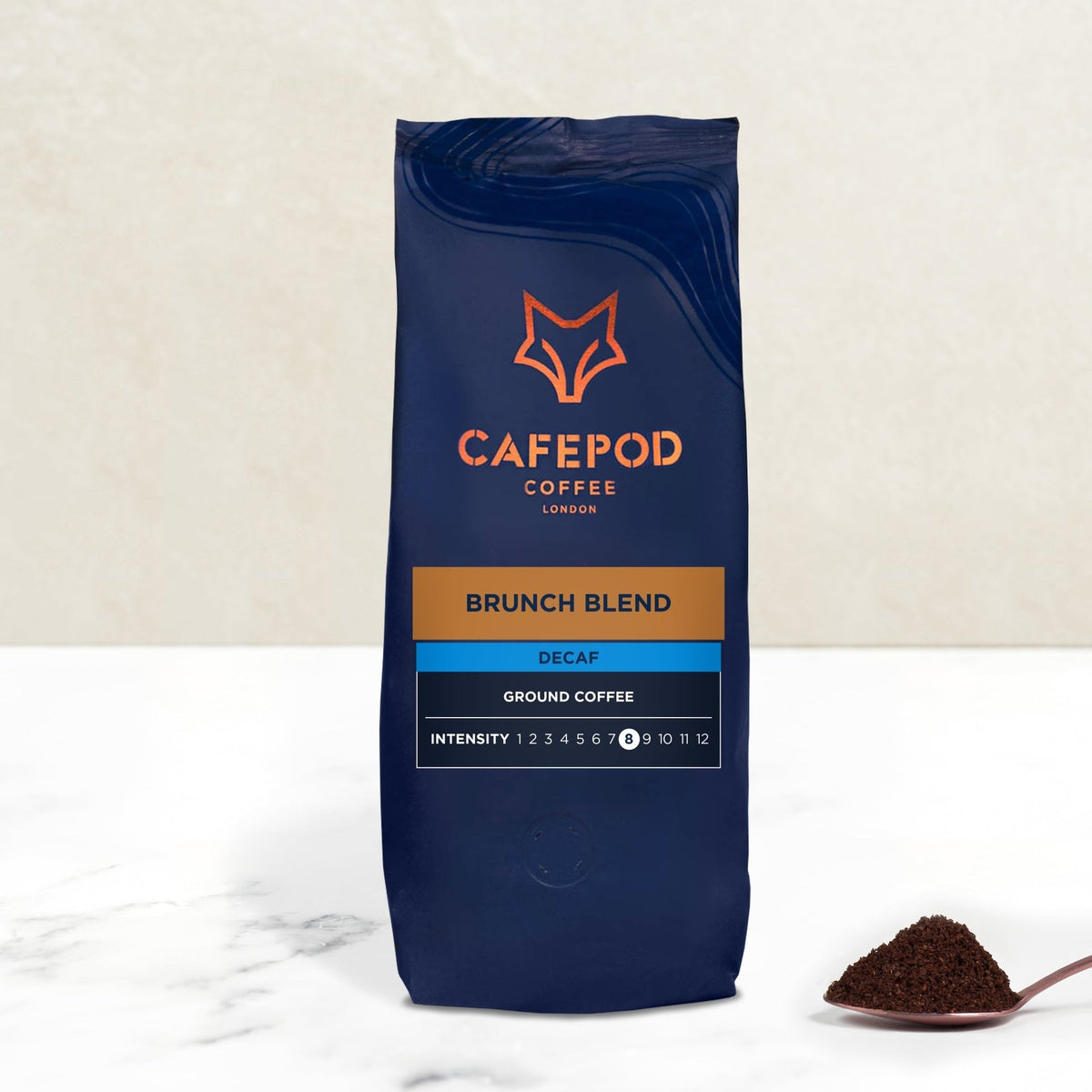 Decaf Brunch Blend Ground Coffee 200g - British product