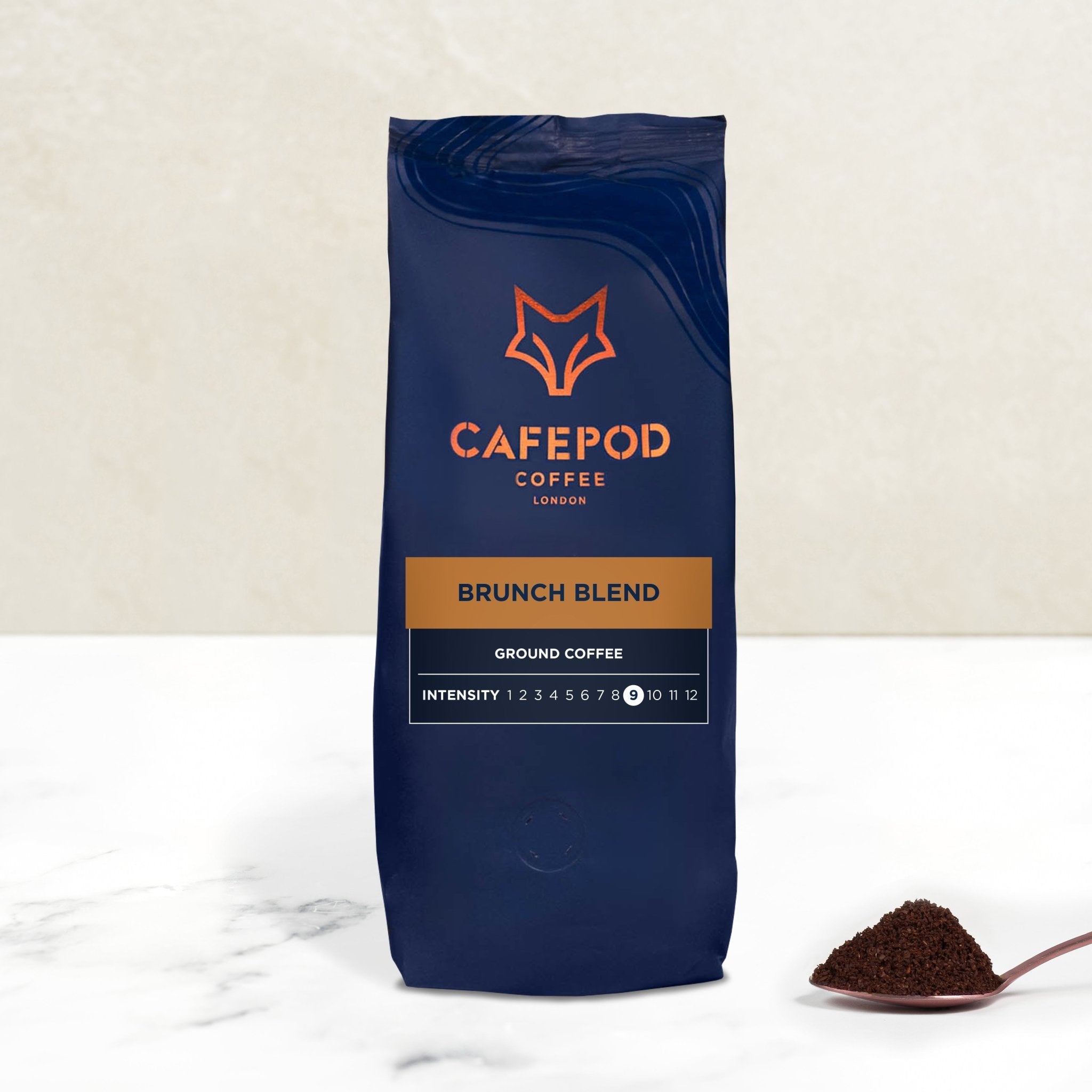 Brunch Blend Ground Coffee 200g bag - British product