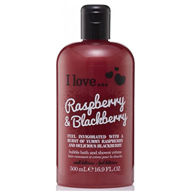 I Love Raspberry & Blackberry Bath & Shower Crème 500ml