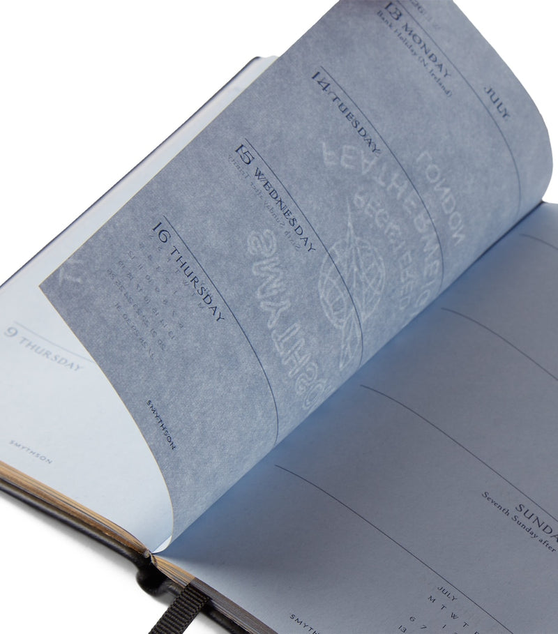 Smythson Panama Leather Weekly Diary 2026 H14cm x W9cm (British brand)